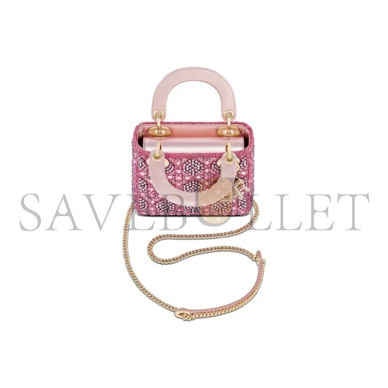 DIOR LADY DIOR BAG M0505ORHR-M912 (20*17*8cm)